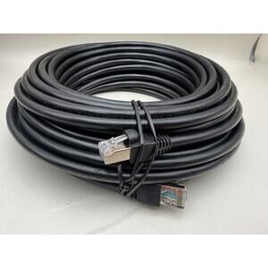 Cat6 Outdoor Ethernet Cable (50ft) 23AWG Pure Copper, FTP, LLDPE, Waterproof,...